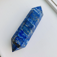 Load image into Gallery viewer, LARGE Lapis Lazuli Double Terminated Crystal Points
