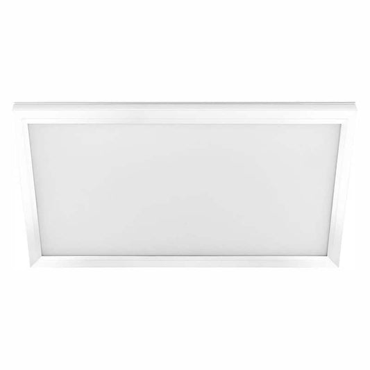 1 ft. x 2 ft. 23-Watt White Integrated LED Edge-Lit Flat Panel Flush Mount Light
