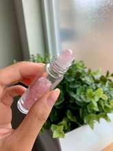 Load image into Gallery viewer, ROSE QUARTZ Crystal Roller
