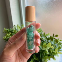 Load image into Gallery viewer, GREEN AVENTURINE Crystal Roller
