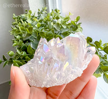 Load image into Gallery viewer, Small Angel Aura Quartz Cluster [011]
